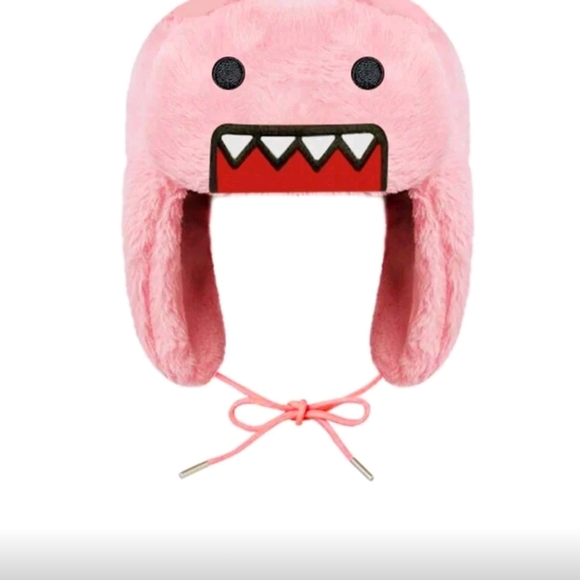 Pink Furry Monster Hat - Picture 1 of 4